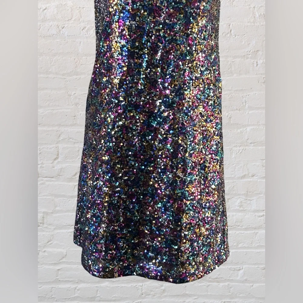 Gap Kids Girls Multi Color Shirtsleeve Sequin Party Special Event Dress Sz XXL